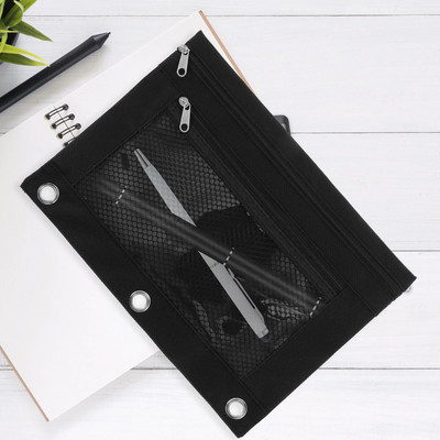 iesiešanas dokumentu maisiņi noņemams maisiņš 3 gredzenu aizbīdņa kabatas rāvējslēdzēja turētājs