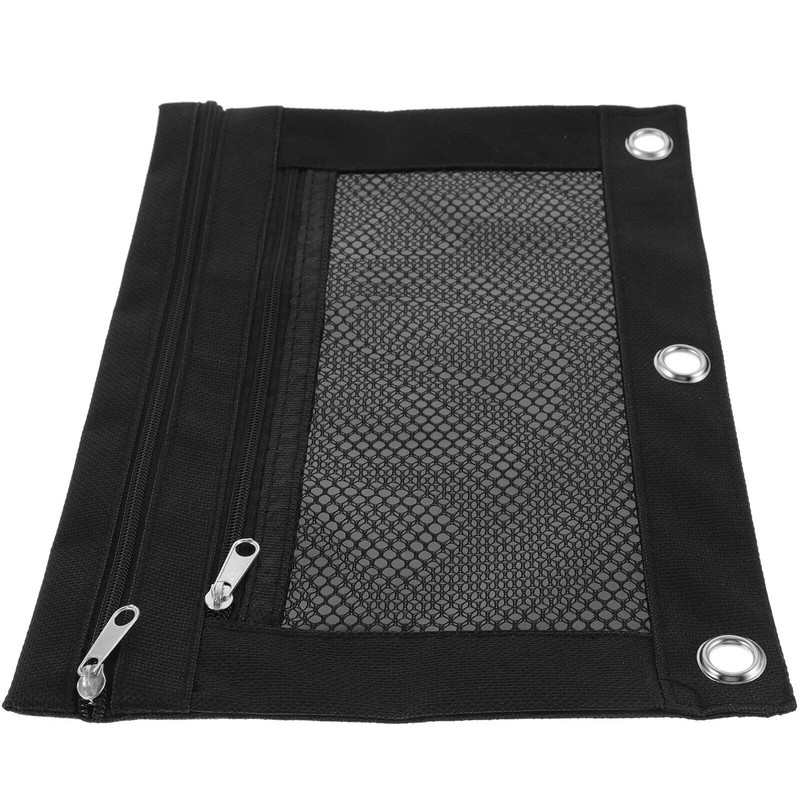 iesiešanas dokumentu maisiņi noņemams maisiņš 3 gredzenu aizbīdņa kabatas rāvējslēdzēja turētājs