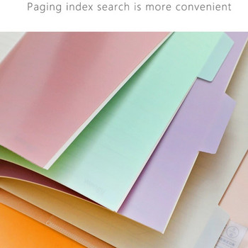 A4/a5/b5 Индексни страници Класификация Pp Хартия 4 броя/комплект за бележник с подвързващи листове