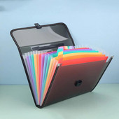 A4 failikaust, mitmekihiline 13 taskut, pannal kaasaskantav käepide, paber, dokumendifailide korraldaja, kausta kott koolitarbed