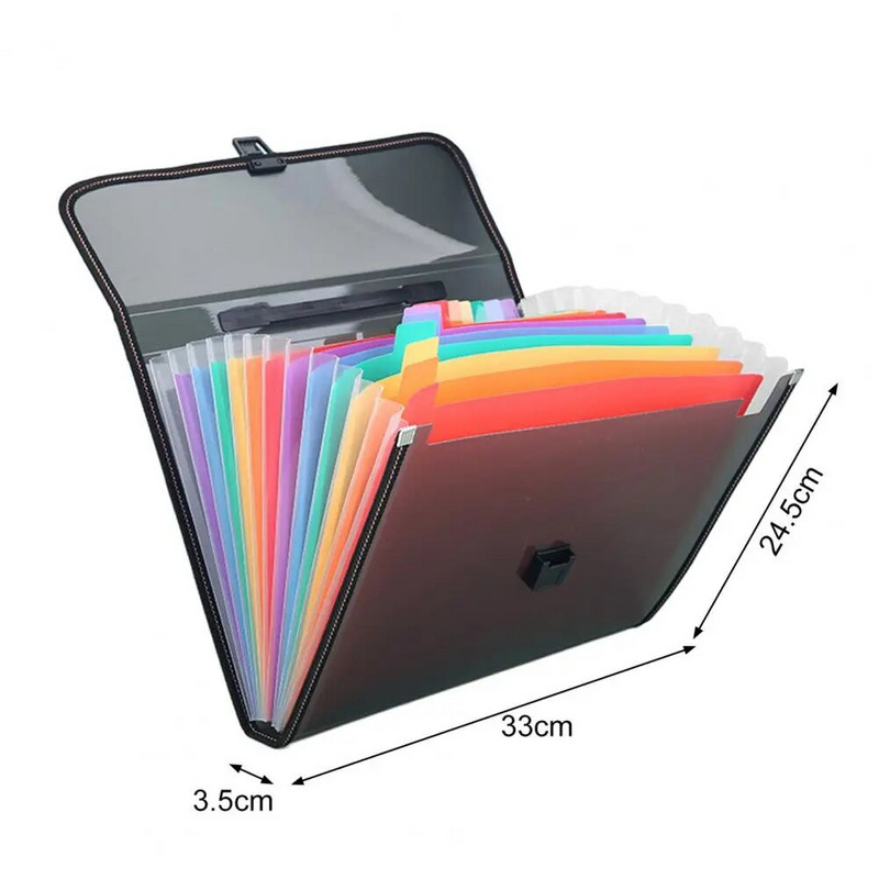 A4 failikaust, mitmekihiline 13 taskut, pannal kaasaskantav käepide, paber, dokumendifailide korraldaja, kausta kott koolitarbed