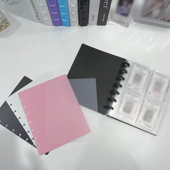 2 Φύλλα Πολύχρωμο PP Notebook Loosening Shell Binder Binding Cover Mushroom Hole DIY Ευρετήριο Διαχωριστής σελίδων Διαχωρισμός σελίδων