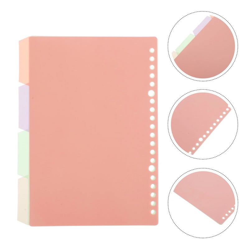 8 tk Paberi eraldaja Eemaldatavad sülearvuti vaheseinad Markerid Lahtise lehe lehefail A5 registrikaart augustatud köitja