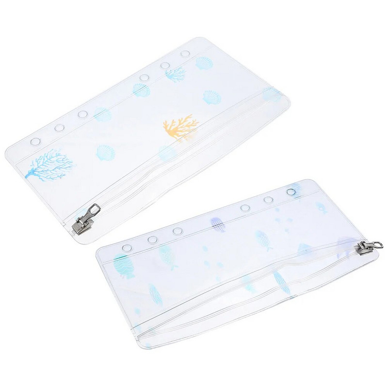 Θήκη μολυβιού με φερμουάρ Τσέπες βιβλιοδεσίας 6 οπών Θήκη βιβλιοδεσίας Μετρητά Φάκελοι προϋπολογισμού Εγγράφων Φάκελοι αρχειοθέτησης Σημειωματάριο Τσάντα με χαλαρά φύλλα