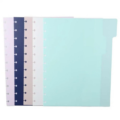 5 cilnes 5 krāsas Discound sadalītāji Plānotājs Aksesuāri Piezīmju grāmatiņa Burtu izmērs Lapa Saistītāja sadalītāju lapa