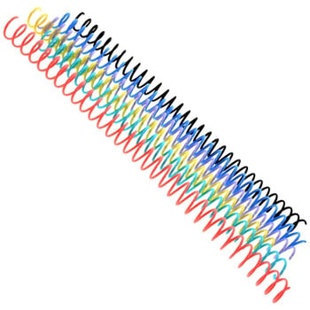Πλαστικές σπείρες βιβλιοδεσίας 6 τμχ Πολύχρωμες σπείρες βιβλιοδεσίας Σπείρες βιβλιοδεσίας Χτένες αγκάθια βιβλιοδεσίας Αναφορά κιτ βιβλιοδεσίας