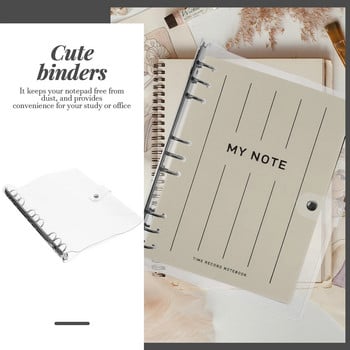 Α4 Δακτυλίδι Binder Πλαστικό Notebook Shell Αναλώσιμα γραφείου Φρέσκο κάλυμμα Blinder Θήκη σημειωματάριου