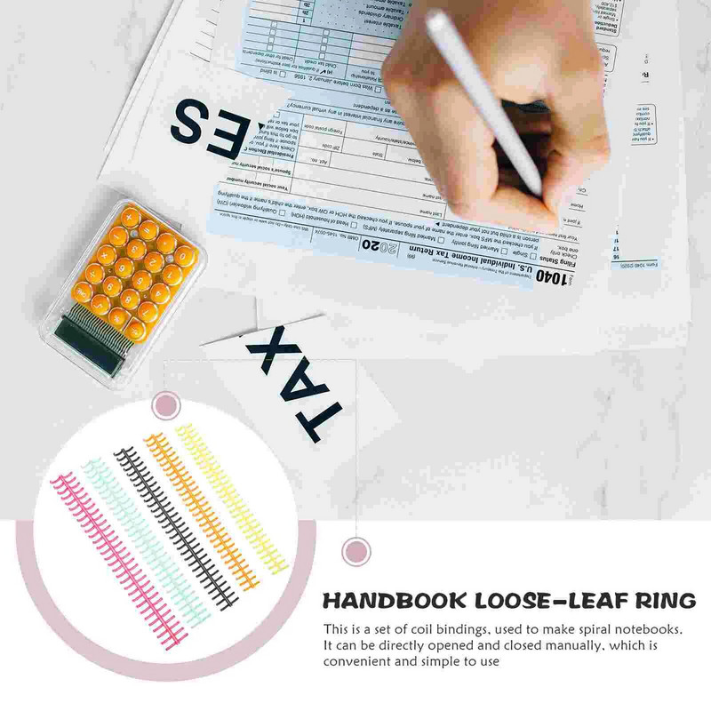 Chrbty viazania zošitov Špirálové cievky zošitov Špirálové hrebeňové väzby