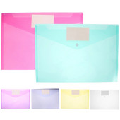 6 gab 11 caurumu caurspīdīgs failu maisiņš ar spiedpogu Ūdensnecaurlaidīgs A4 formāta čeku uzglabāšanas somas Pārnēsājamas organizatora biroja mapes