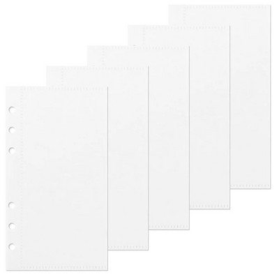 Άδειο πλαστικό Α6 Binder Organizer Divider Separator Board Notebooks Cash Budget Bag For Protectors Τσέπες Αποθήκευση