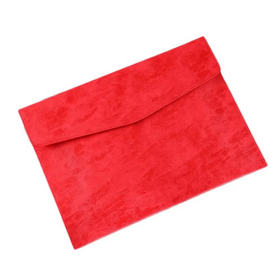 A4 Papirna prijenosna kožna torba za dokumente Torba za dokumente velikog kapaciteta Gumb za podebljavanje Vodootporna pohrana poslovnih uredskih dokumenata