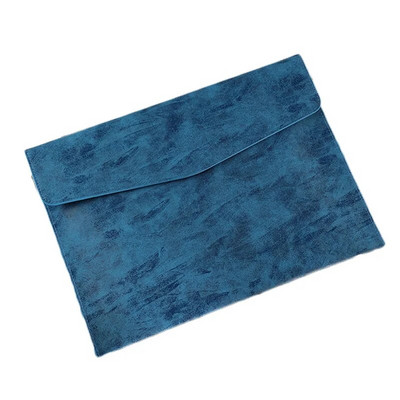 A4 Papirna prijenosna kožna torba za dokumente Torba za dokumente velikog kapaciteta Gumb za podebljavanje Vodootporna pohrana poslovnih uredskih dokumenata