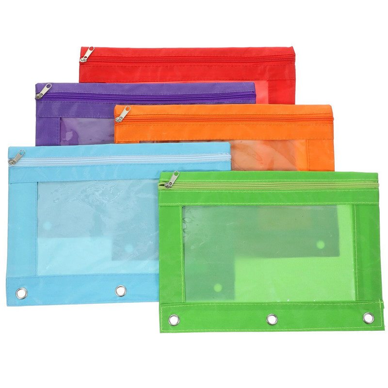 Kolme auguga failikott ja pliiats Oxfordi riidest õhu-silmaköitja Office B5 kirjatarvete suur mahutavus 5tk/kott kott