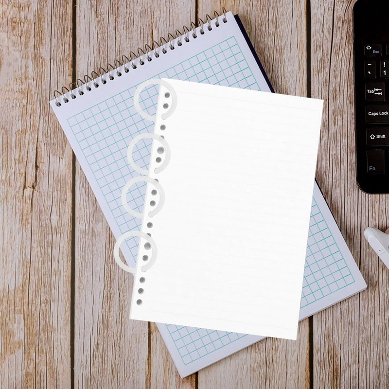 40kom Prstenovi za registrator Prstenovi za knjige Prsten za registrator Plastični prsten za registrator Ukrasni prsten za registrator za bilježnicu