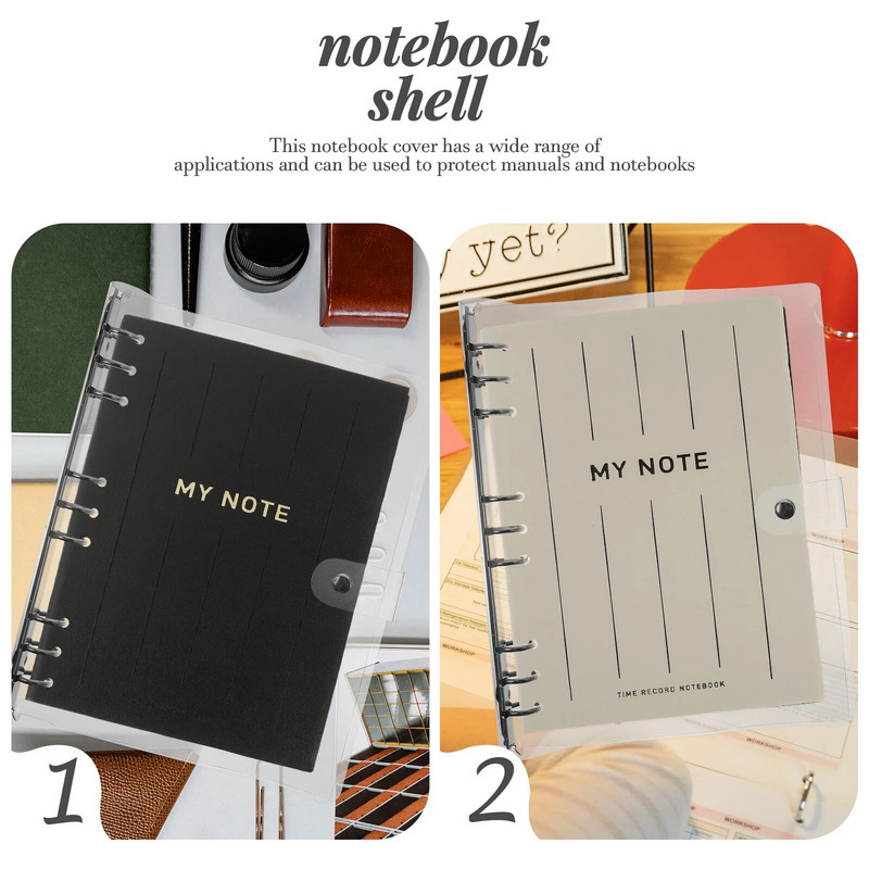 A4 läbipaistev köitja kontori PVC plastikust käsitsi konto kaas lahtiste lehtedega konto ümbris sülearvuti kaane köitja asendamiseks