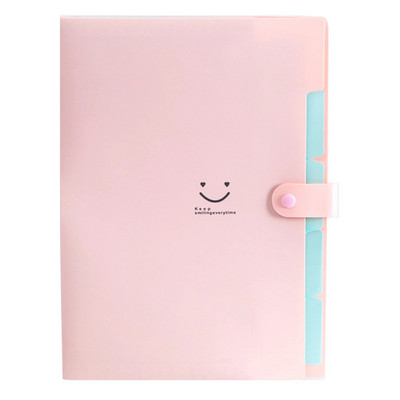 Χαριτωμένος φάκελος για έγγραφα Α4 με 5 τσέπες Ανθεκτικό γραφείο Organizer Χαρτικά Γραφείο Σχολείο Φάκελος Αρχείο Φάκελος Φάκελος Φοιτητών