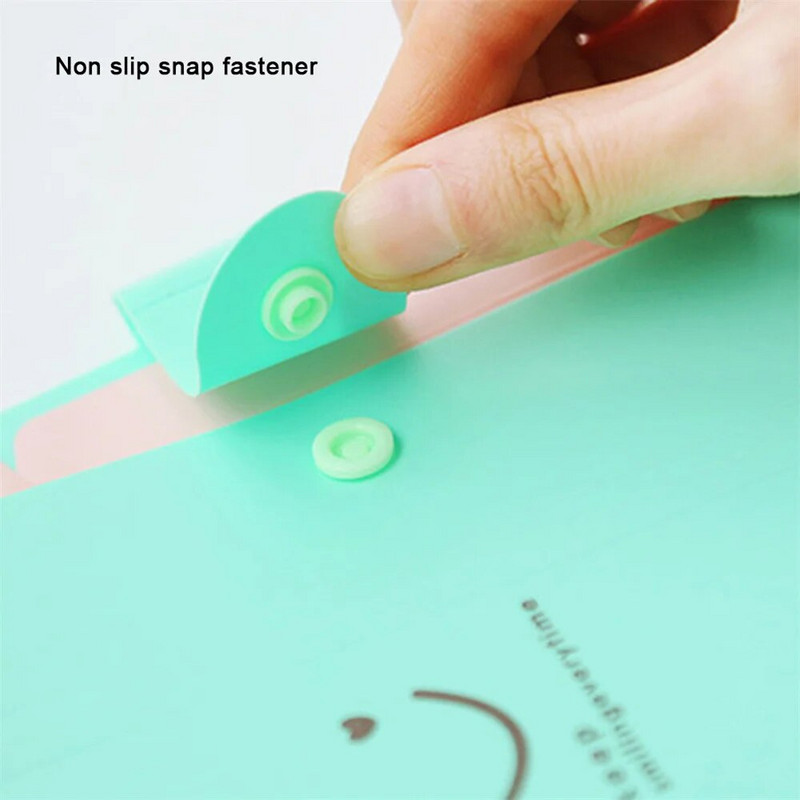 Χαριτωμένος φάκελος για έγγραφα Α4 με 5 τσέπες Ανθεκτικό γραφείο Organizer Χαρτικά Γραφείο Σχολείο Φάκελος Αρχείο Φάκελος Φάκελος Φοιτητών