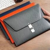 A4 formāta failu soma Biznesa biroja ādas portfelis Lielas ietilpības pārnēsājamas failu mapes Uzglabāšanas informācijas soma Skolas piederumi