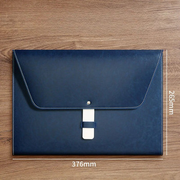 Чанта за файлове A4 Бизнес офис кожено куфарче с голям капацитет Преносими папки за файлове Съхранение на информация Чанта за ученически пособия