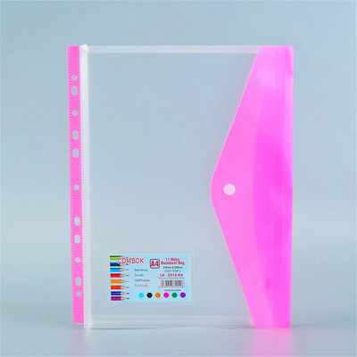 Τσάντα με κουμπωτά κλείσιμο Τσάντα αποθήκευσης Τσάντα με φερμουάρ Τσάντα εγγράφων Α4 Φάκελοι φακέλων δοκιμαστικής θήκης χαρτιού Οργανωτής εγγράφων