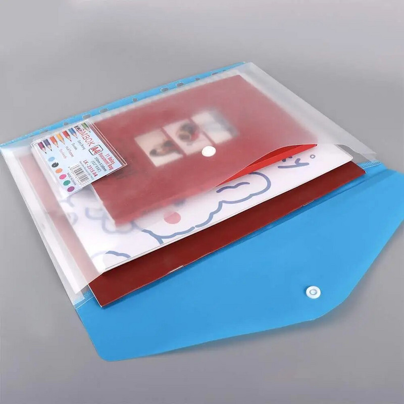 Τσάντα με κουμπωτά κλείσιμο Τσάντα αποθήκευσης Τσάντα με φερμουάρ Τσάντα εγγράφων Α4 Φάκελοι φακέλων δοκιμαστικής θήκης χαρτιού Οργανωτής εγγράφων