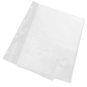 20 Φύλλα Τσέπης Διαφανής αποθήκευση άλμπουμ φωτογραφιών Μανίκια καρτών συναλλαγών Σελίδα Στήριγμα σελ.