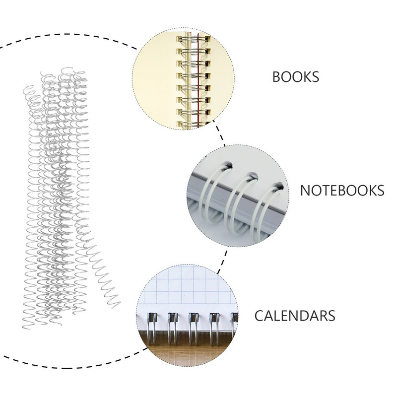 10 tk kalender metallist mähis spiraalmärkmikud mähis lahtised lehed albumirõngad sülearvuti spiraalmähised