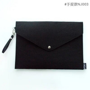 Vienkārša vilnas sprādze A4 papīra failu soma Biroja portfeļa soma portfelis aizverams mape uzglabāšanas soma Kastes fails Studentu biroja piederumi