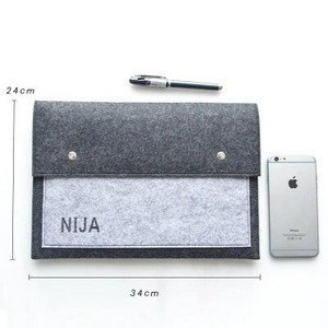 Vienkārša vilnas sprādze A4 papīra failu soma Biroja portfeļa soma portfelis aizverams mape uzglabāšanas soma Kastes fails Studentu biroja piederumi