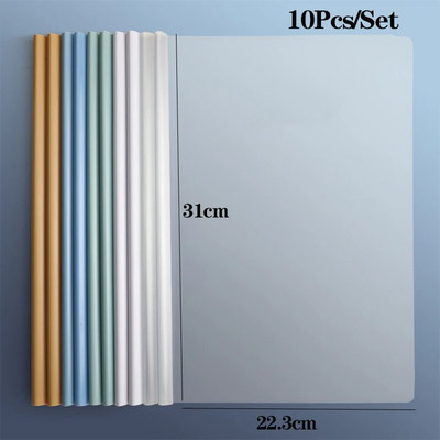 10Gb A4 Vilkšanas stieņa saspraude, sabiezināta jūgstieņa saistviela Papīra failu mapes aizsargskava Skolas piederumu plānotājs Piederumi Kancelejas preces