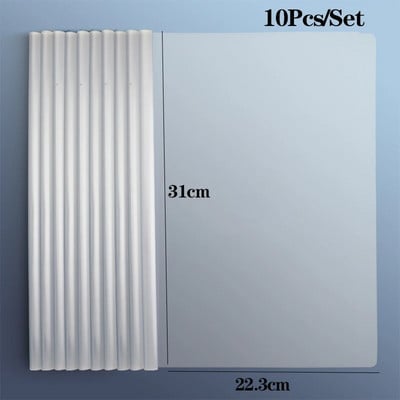 10Gb A4 Vilkšanas stieņa saspraude, sabiezināta jūgstieņa saistviela Papīra failu mapes aizsargskava Skolas piederumu plānotājs Piederumi Kancelejas preces