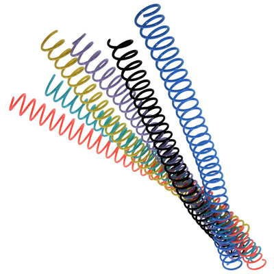 Plastične zavojnice za spiralni uvez 6kom Šarene spirale za uvez Spirale za uvez Češljevi za uvez Spirale za uvez Kompleti za uvez knjiga Izvješće