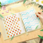 7 loksnes/komplekts 20/26 caurums B5 A5 saistvielu rādītāja sadalītāju rādītāja lapa brīvo lapu piezīmjdatoram, īsu īsu grāmatiņu rakstāmpiederumi Skolas biroja piederumi