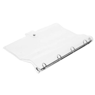 A4 Прозрачна класьорка Офис PVC пластмасова ръчна корица за сметка Калъф за книга с отпуснати листове Калъф за тефтер Калъф за подмяна на черупка