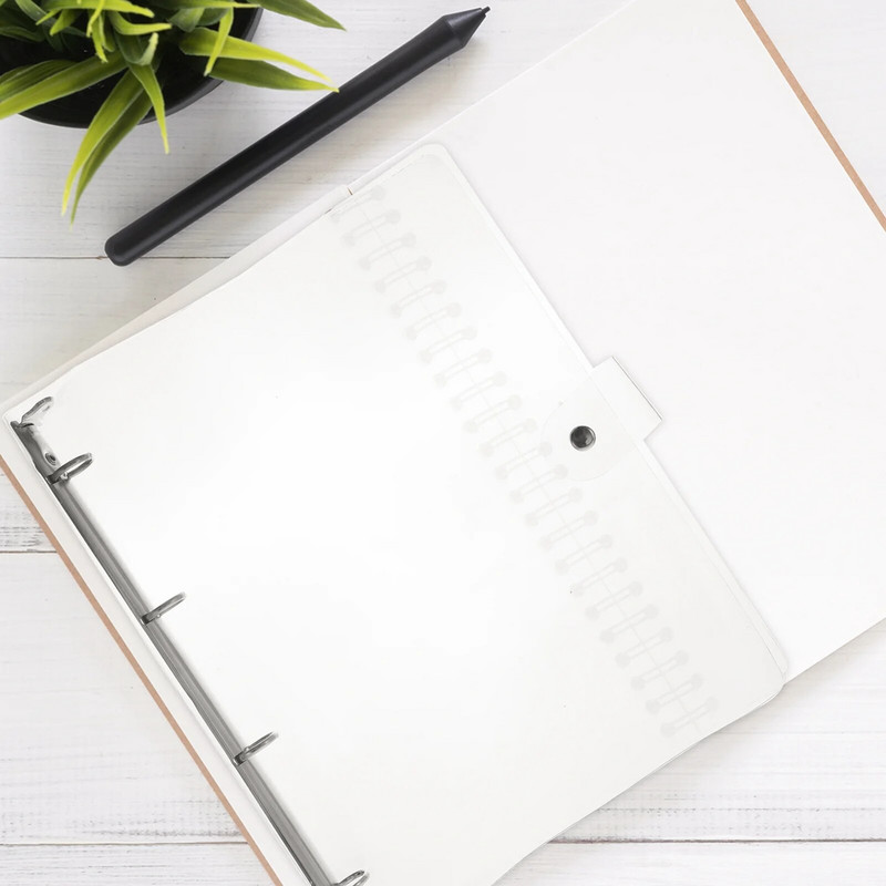 Α4 Διαφανές Βιβλίο Γραφείου PVC Πλαστικό Κάλυμμα Λογαριασμού Χεριού Λογαριασμός Λογαριασμού Θήκη Βιβλίου Βιβλίο Βιβλίο Κάλυμμα σημειωματάριου για αντικατάσταση κελύφους