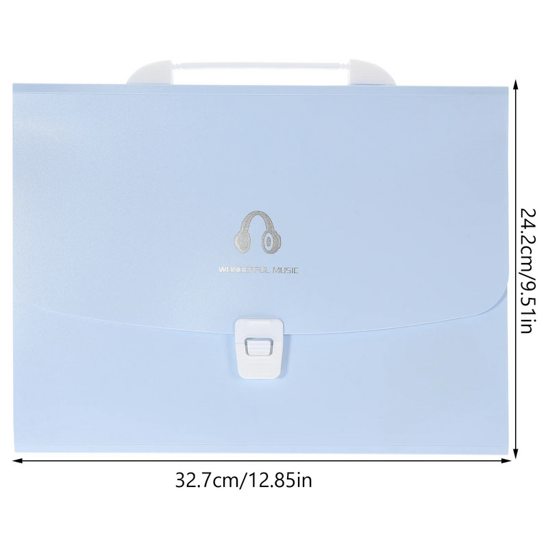 Organ Bag Document Office Organizer File Organizer Πολλαπλές τσέπες Plastic Folders Organizers