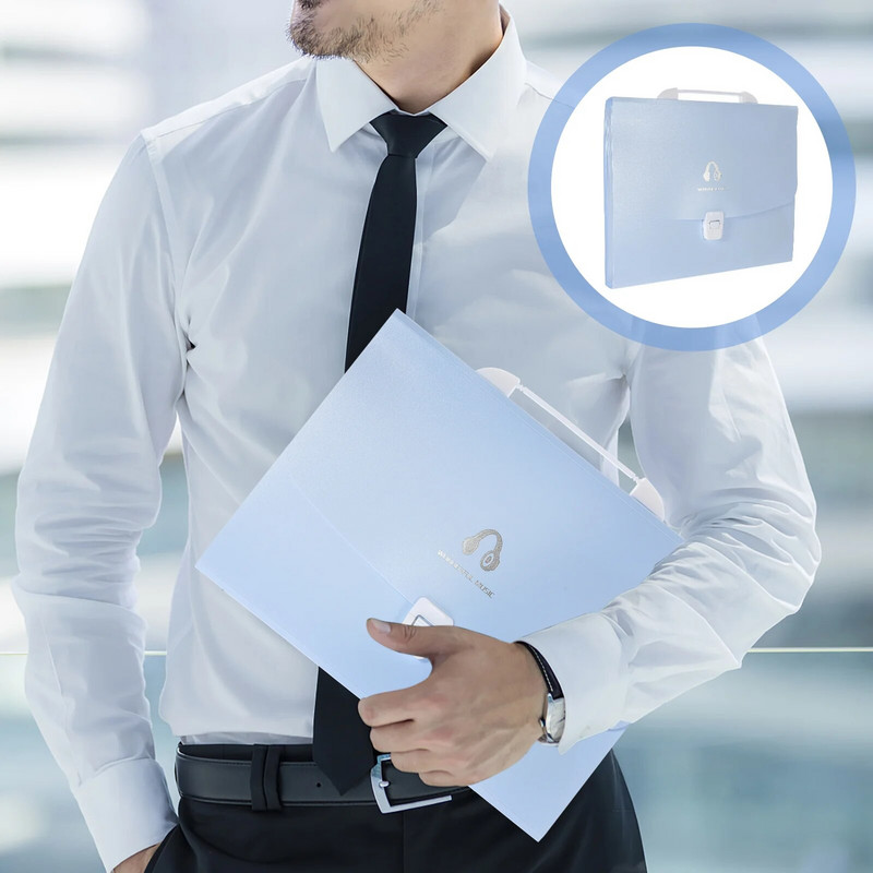 Organ Bag Document Office Organizer File Organizer Πολλαπλές τσέπες Plastic Folders Organizers