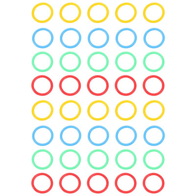 Lahtiste lehtedega rõngaspandlaga isetegemise köitmisrõngad, mis on väikesed raamatute korduvkasutatavate plastikklambrikaartide jaoks