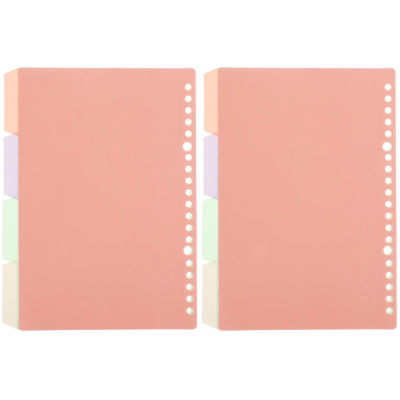 8 τμχ Διαχωριστικά βιβλιοδετικά Σημειωματάριο Διαχωριστικά βιβλιοδετικής καρτέλες Μαρκαδόροι σελίδας με χαλαρά φύλλα