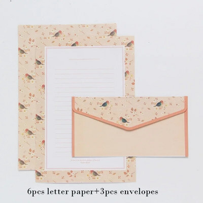 9 tk armas ümbrikukomplekt Kawaii kirjapadjad DIY postkaart pulmakutsekaart paberist kate Korea kirjatarbed kontoritarbed