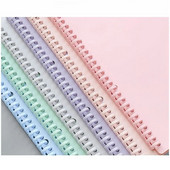 10gab 12mm 30 caurumu vaļīga iesiešanas sloksne plastmasas A4 brīvu lapu gredzenu iesiešanas klipsis noņemams brīvu lapu sprādze B5 iesiešanas gredzeni