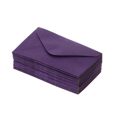 50 tükki 6 x 10 cm ümbrikekomplekt Erinevates värvides Vintage kinkeümbrike komplekt J60A