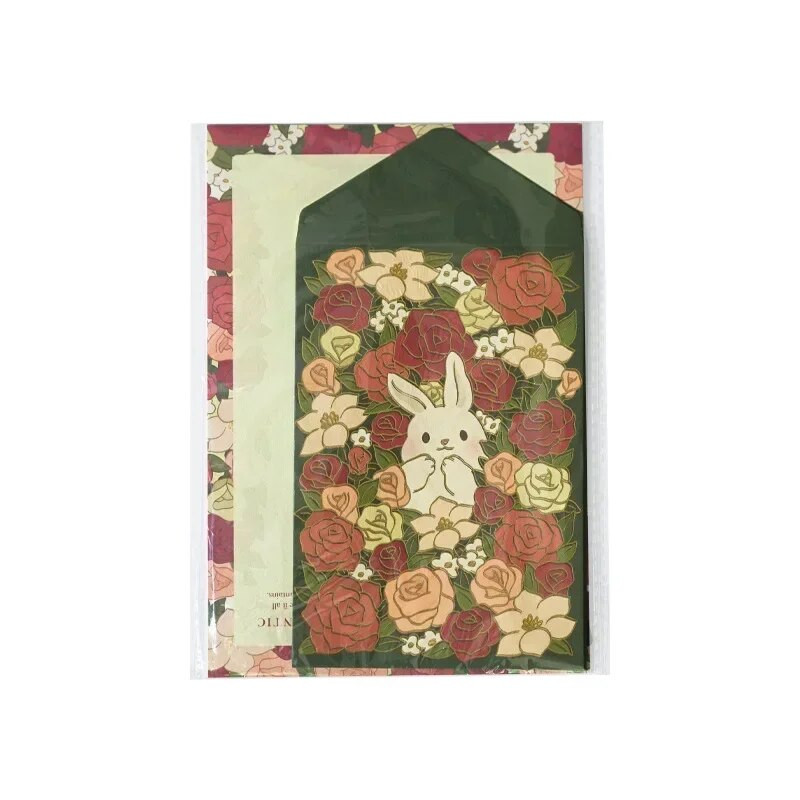 12 τμχ/Σετ Ρομαντικοί φάκελοι Γραπτό γράμμα Χαρτί Σφραγιστικό Αυτοκόλλητα Ευχετήριες Κάρτες Γάμου Κάλυμμα Σχολικό Γραφείο