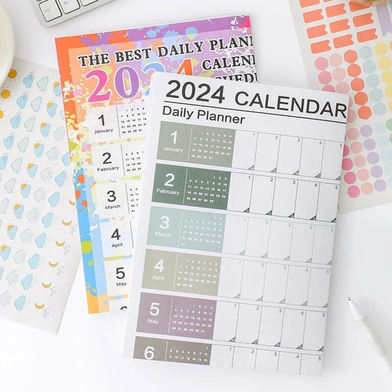 2024. aasta kalender päevakava planeerija leht Armas seinakalender Iga-aastane nädalane aastaplaani koostaja tegevuste loend Päevakorra korraldaja kontor