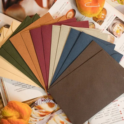 5/10 tk Lihtsad tahked ümbrikud DIY postkaartide ümbrikud Korea kirjatarbed Pulmakutsekaardi kaaned Kontoritarbed