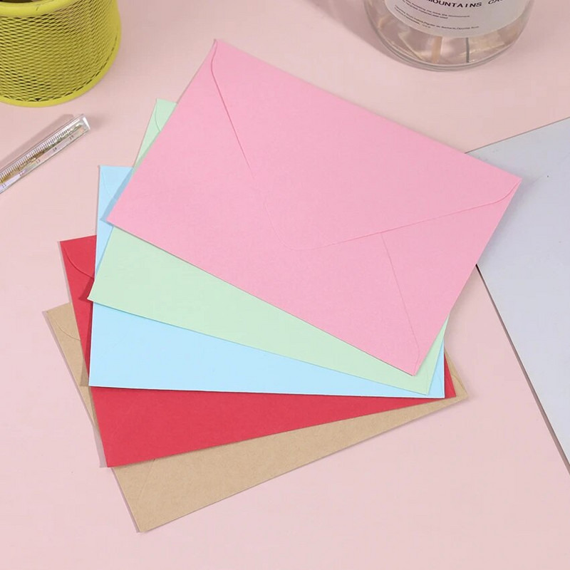 20 tk värvilised uued retrotühjad minipaberist ümbrikud pulmapeo kutsed õnnitluskaardid kingitus kirjatarbed kingitus