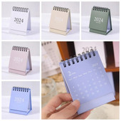 2024. aasta mini lauakalender, lauaarvuti seisev klappkalender igapäevase ajakava planeerimiseks