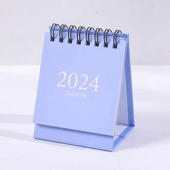 2024 Мини настолен календар Настолен стоящ флип календар за планиране Организиране на дневен график