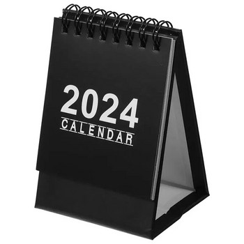 2024 Мини настолен календар Настолен настолен обратен броител Маса за декорация на офис Стояща хартия Ежедневен планировчик Таблица Планер Годишен дневен ред