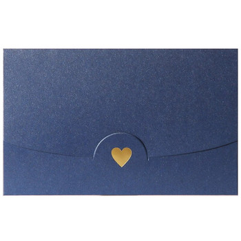 (10 Τεμάχια/Παρτίδα) 10,5 εκ.*7 εκ. Μικρή ευχετήρια κάρτα Ονομαστική κάρτα Φάκελος Hot Stamping Love Pearlescent Mini φάκελοι